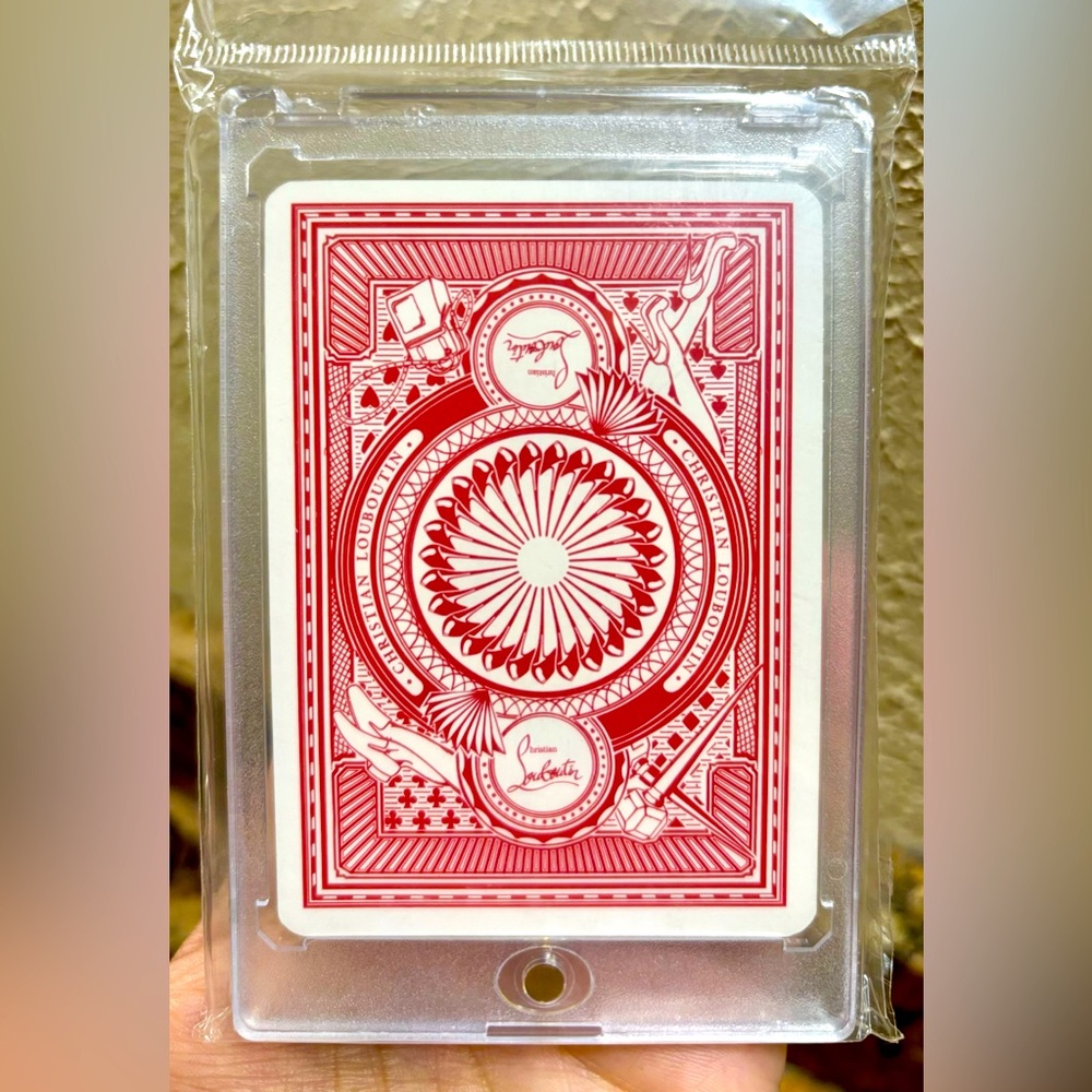 Christian Louboutin Collector’s Card - Jack of Spades in Acrylic Case NEW - Picture 2 of 2